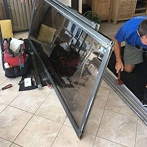 sliding glass door frame repair Calabasas